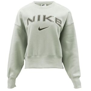 Nike Women's Gray Cropped Sweatshirt